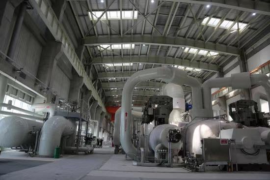 渭南电厂建设现场 渭南电厂建设现场